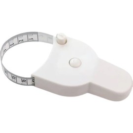 kinoco Body Tape Measure for Body Measurements Body Measuring Tape, 152 cm Retractable,White, Push-Button Lock System, for Body Measurements