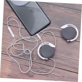 Sports Headset Headsets Ear Phones Earphones Wired Headphones Wired Neck Hanging Headset Sports Earphone Headphones with Mic Headphone with Mic Earphone for All-Day Wear Pink DOITOOL