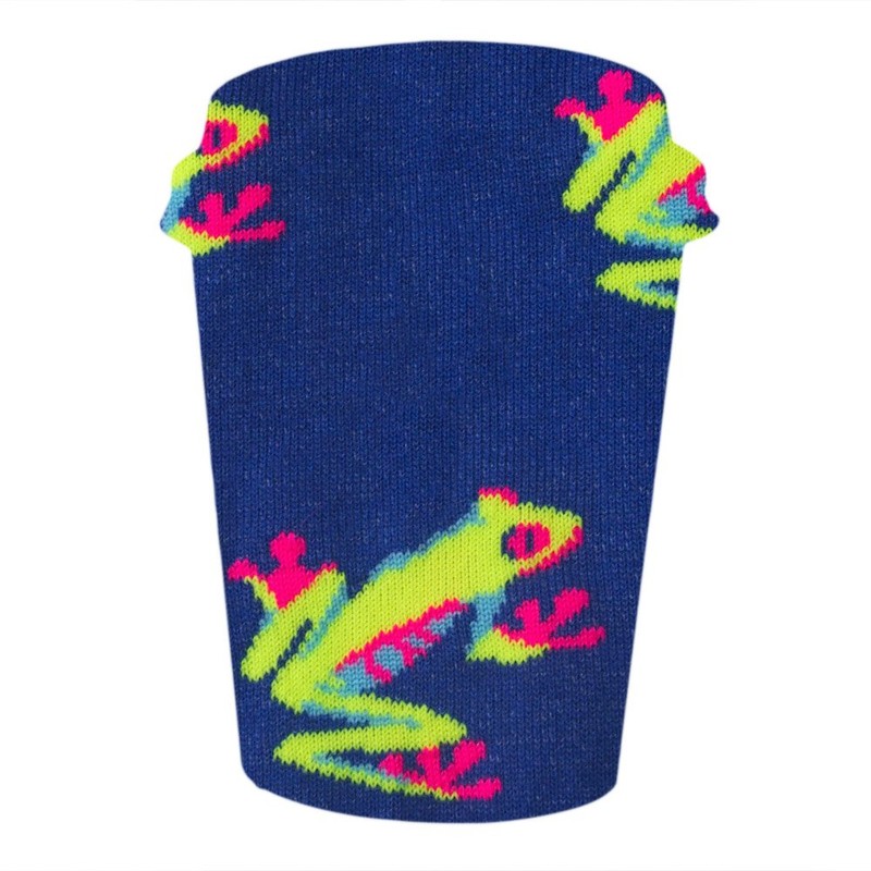 CUP OF SOX Funny Socks with Frog in Paper Cup,