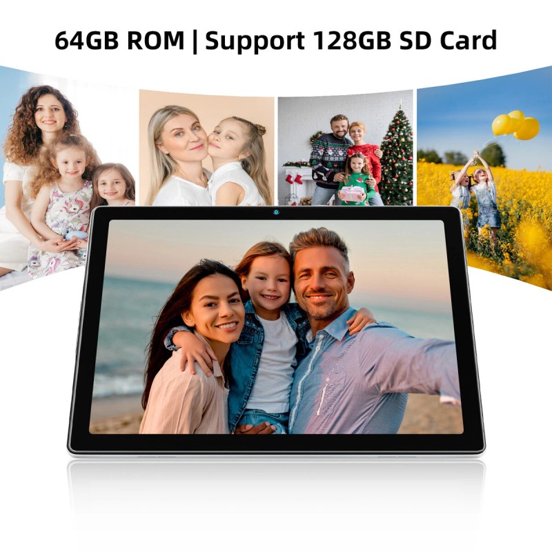 Jeazans 2025 Tablet 10 inch Android 13 Tablet 6+64GB 1280x800