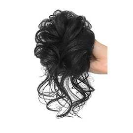 Short curly hair ball Wig Fancy Dress Cosplay Role play POP Party Costume Women's Ladies (Black)