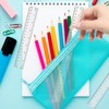 BOHUIZ 3 Pack Plastic Ruler Straight Ruler with Centimeters and