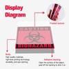 6PCS Biohazard Stickers Sign，Self-Adhesive Waterproof Durable Biohazard Warning Hazard Labels,