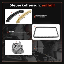 Timing Chain Set for Ibiza III 6L1 Fabia I 6Y2 Fabia I Combi 6Y5 Fabia I Notchback 6Y3 Fabia II 542 Fabia II Combi 545 Fox Hatchback 5Z1 5Z3 5Z4 Polo 9N 2001-2014 03D109229