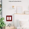 Pznen Red Spider Web Double Rocker Light Switch Covers Hero