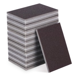 DOITOOL 20pcs Drywall Sanding Sponges Fine Grit Sanding Pads for Woodworking Portable Polishing Blocks for Smooth Finishing and Easy Control Curved Surfaces