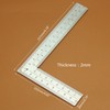 L Shaped Ruler Square Framing Ruler Stainless Steel Ruler 90