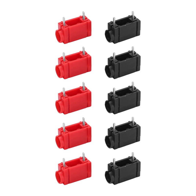10Pcs PCB Banana Socket Good Conductivity 4mm Corrosion Resistance Stable