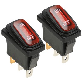 GREHUA On Off Power Switch for Razor Electric Scooter E300 E100 E200 E325 RX200 eSpark Crazy Cart Dune Buggy Dirt Quad 500 Pocket Mod Mini Chopper 3 Pin 15A 250V 20A 125V KCD3 2 Pack