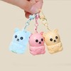 Bear Balm Keychain Trio Strawberry, Blueberry, Honey Flavored Nourish A