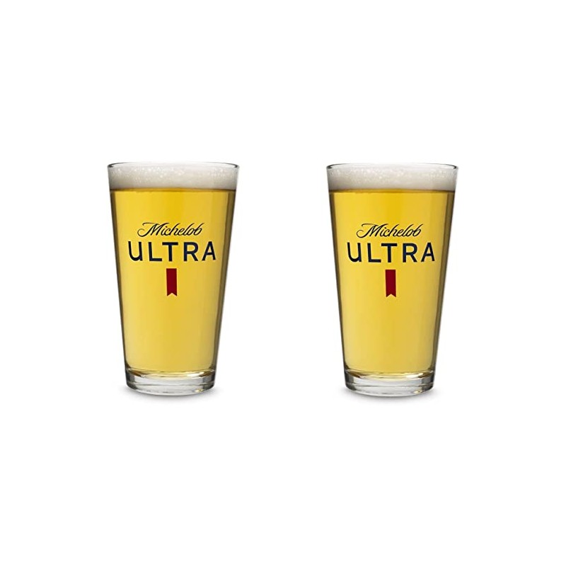 Michelob Ultra Signature Pint Glasses - Set of 4