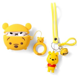 Cute Case for AirPods 3rd Generation with Doll and Anti-Lost Lanyard Keychain, XMBYGY Silicone Case Protective Shockproof Covers with Kits for Boys Girls