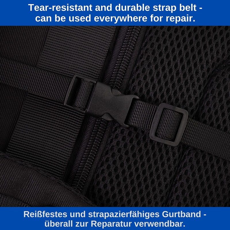 Your Day Mate Webbing Set with 18 Buckles, 6 Metre