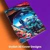 Classmate Pulse 6 Subject 3D Spiral Notebooks - Single Line,