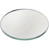 Plymor 3.5" Round, 3mm Thick Non-Beveled Glass Mirror Circle, Pack