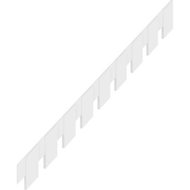 Ekena Millwork DENP08PL0912WIL02 PVC Dentil Trim, White