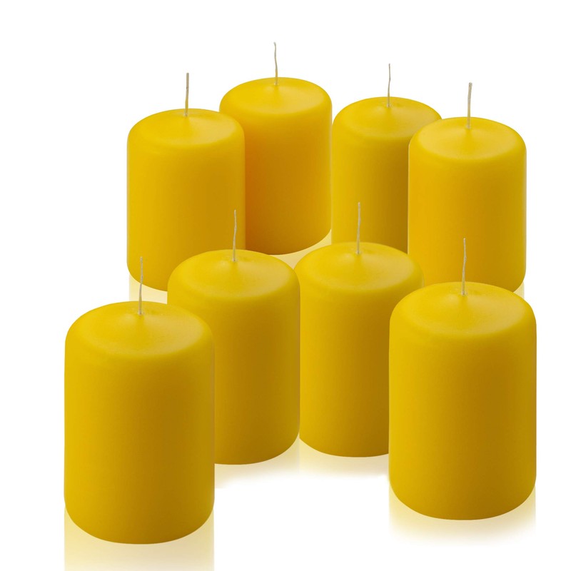 Citronella Pillar Candle - Set of 8 Citronella Candles -