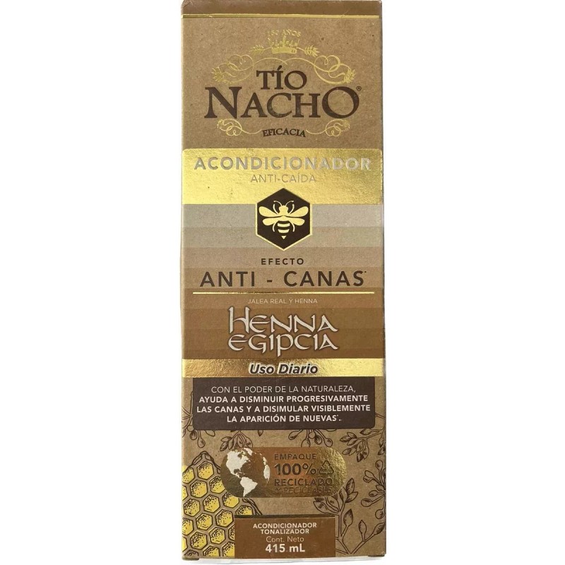 Tío Nacho Acondicionador Tío Nacho Henna Egipcia Anti Canas Anti