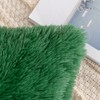 EMEMA Fluffy Cushion Covers Faux Fur Throw Pillow Covers Dark