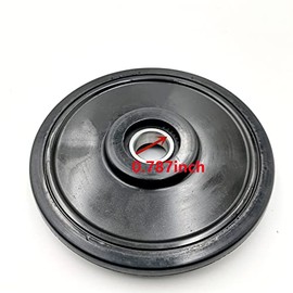 BRGMAX 1X Idler Wheel with Bearing Black 5.63inch X 20mm Snowmobile Parts Shocks Suspension FITS for Arctic Cat 1604-837 3604-039 (1)