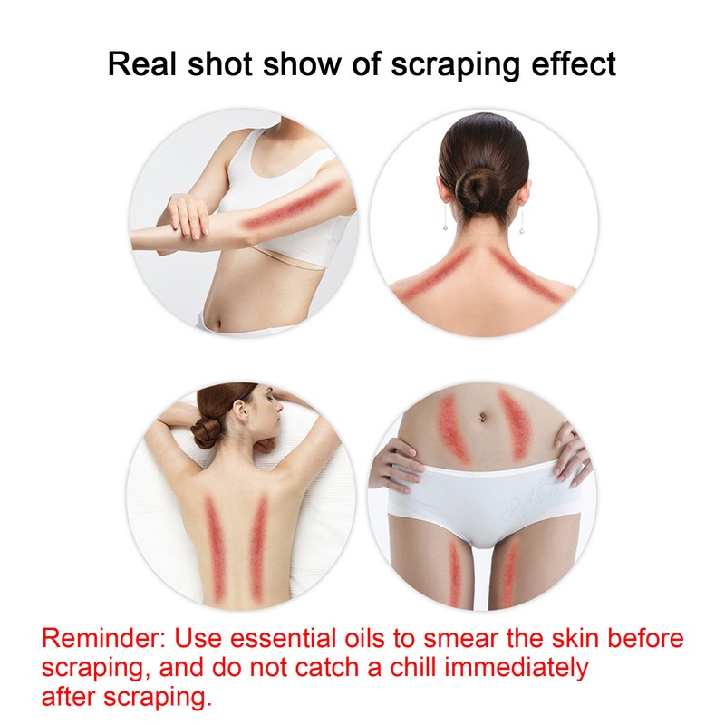 Pink Jadestone Scraping Board Butterfly Shape Massaging Gua Sha Board