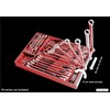 TOOL SORTER WRENCH ORGANIZER (RED) | Space Saving 28-Tool Tray