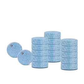 20 Pcs Solid Car Effervescent Tablets Screen Wash Windscreen Washer Fluid Concentrated Tablet for Windows/Windscreen