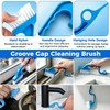 HOMEAN Window Track Cleaning Brush, 2-in-1 Groove Cleaning Tool with