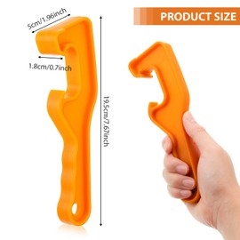 4 Pieces Plastic Bucket Lid Opener 5 Gallon Paint Can Opener Bucket Opener Wrench Tool Lid Remover for Home Industrial Use