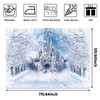Avezano Winter Backdrops Winter Castle Scene Photo Backdrop Winter Wonderland