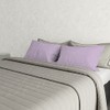 Italian Bed Linen Max Couple of Plain Color Pillowcases, 100%
