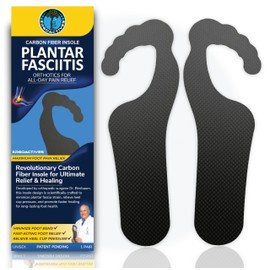 Dr.B Plantar Fasciitis Carbon Fiber Insole (1 Pair- 2 Units) (Men 10)