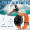 MDBBLBM Silicone WatchBand Compatible With Fenix 8 AMOLED 43mm/7S/6S/5S, 20mm