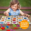 Coogam Numbers and Alphabets Flash Cards Set - ABC Wooden