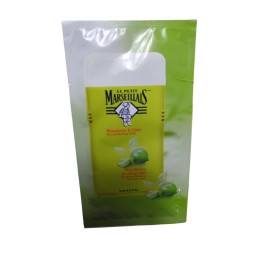 Le Petit Marseiliais 12x Le Petit Marseiliais Mandarin & Lime Gentle Body Wash .33oz/10ml Travel Size