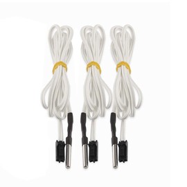 Toaiot Prus i3 MK3 Upgrade Hotend Parts HT-NTC100K Thermistor Sensor High Temperature +300 Degrees 2 Pins for Reprap 3D Printer MK3 Extruder Heater Block 3Pcs