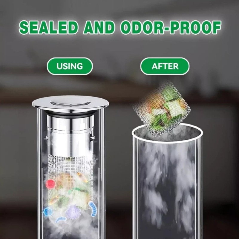 2x Bathroom Sink Stopper Hair Catcher Bathroom Pop Up Sink