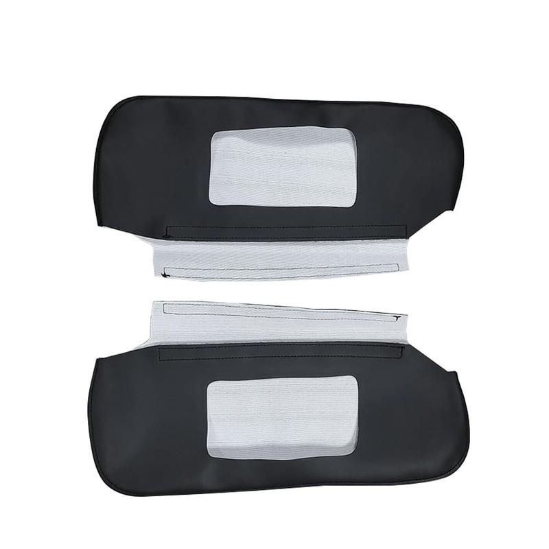 BuliBoao Car Sun Visor Cover Pair Fit for Chevy Camaro