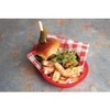 CL657 Red Gingham Greaseproof Paper, 250 mmx 250 mm (Pack