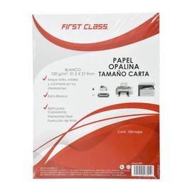 Dietrix 3391 Papel Opalina, 100 Hojas, Carta 125 G