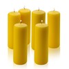 Citronella Pillar Candle - Set of 6 Citronella Candles -