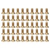 50Pcs Flat Hex Socket Screw M3 Pure Copper Countersunk Head