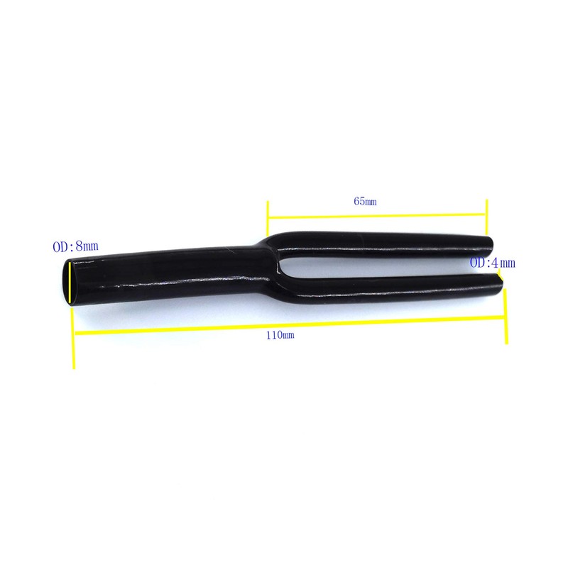 WJSTN Speaker Wire Pants(Y Boot) Cable Pants 8mm 2-Conductor, Black