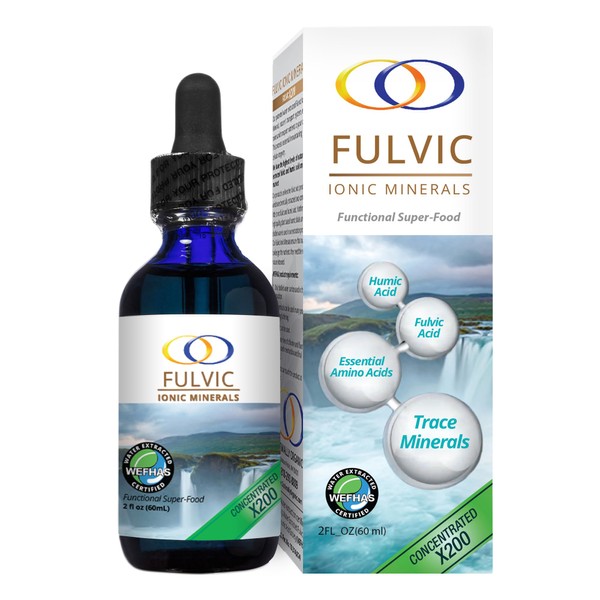 Optimally Organic Water Extracted Fulvic Ionic Minerals X200 - Patented