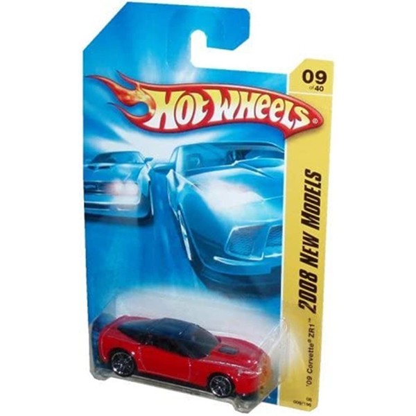 Hot Wheels 2008 009 9 New Models Red '09 Corvette