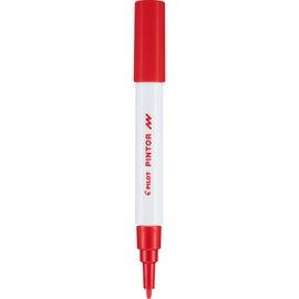 PILOT PINTOR estuche con 6 marcadores creativos, punto fino, colores básicos.