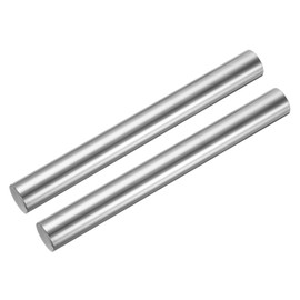 sourcing map 2pcs Linear Motion Rod Shaft Guide 12mm x 100mm (0.472" x 3.94") Case Hardened Steel Chrome Plated, Metric Linear Rail Rod for 3D Printer, CNC Machine