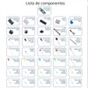 Kit Electronica Compatible con Arduino Uno Componentes Electronicos, Raspberry Pi,