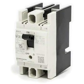 Mitsubishi Electric NF30-FA 2P 15A (No Fuse Circuit Breaker for Control Panel) (2 Poles) (AC/DC) NN