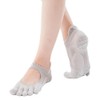 Knitido + Kumo Yoga Pilates Barre Toe Socks with ABS,
